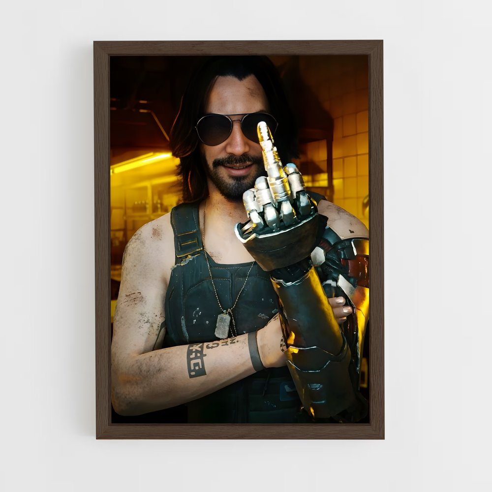 Poster Cyberpunk Rebel (vue 5)